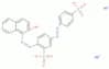 Benzenesulfonic acid, 2-[2-(2-hydroxy-1-naphthalenyl)diazenyl]-5-[2-(4-sulfophenyl)diazenyl]-, sod…