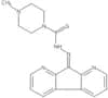 4-Methyl-1-piperazinecarbothioic acid 2-(9H-cyclopenta[1,2-b:4,3-b′]dipyridin-9-ylidene)hydrazide