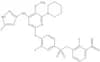 2-[[2-Fluoro-4-[[(2-fluoro-3-nitrophenyl)methyl]sulfonyl]phenyl]thio]-5-methoxy-N-(5-methyl-1H-pyr…