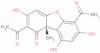 (9aS)-8-Acetyl-9,9a-dihydro-1,3,7-trihydroxy-9a-methyl-9-oxo-4-dibenzofurancarboxamide