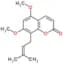 5,7-dimethoxy-8-(3-methylbut-2-en-1-yl)-2H-chromen-2-one