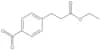 Ethyl 4-nitrobenzenepropanoate