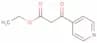 4-Pyridinepropanoic acid, β-oxo-, ethyl ester
