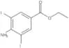 Benzoic acid, 4-amino-3,5-diiodo-, ethyl ester
