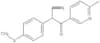 6-Methyl-α-[4-(methylthio)phenyl]-β-oxo-3-pyridinepropanenitrile