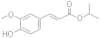 Isopropyl ferulate