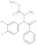 methyl N-benzoyl-N-(3-chloro-4-fluorophenyl)-DL-alaninate