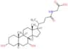 N-[(3alpha,5beta,7alpha)-3,7-dihydroxy-24-oxocholan-24-yl]glycine