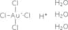 Gold acid chloride trihydrate
