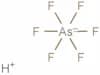 Arsenate(1-), hexafluoro-, hydrogen (1:1)