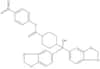 1-Piperidinecarboxylic acid, 4-[bis(1,3-benzodioxol-5-yl)hydroxymethyl]-, 4-nitrophenyl ester