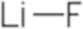 Lithium fluoride, (LiF)