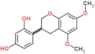 4-(5,7-dimethoxy-3,4-dihydro-2H-chromen-3-yl)benzene-1,3-diol