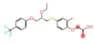 2-[4-[[(2R)-2-Ethoxy-3-[4-(trifluoromethyl)phenoxy]propyl]thio]-2-methylphenoxy]acetic acid