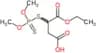 3-[(dimethoxyphosphorothioyl)sulfanyl]-4-ethoxy-4-oxobutanoic acid