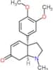 (3aR,7aS)-3a-(3,4-dimethoxyphenyl)-1-methyl-1,2,3,3a,7,7a-hexahydro-6H-indol-6-one