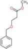 methyl 3-(benzyloxy)propanoate
