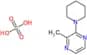 Pyrazine, 2-methyl-3-(1-piperidinyl)-, sulfate (1:1)