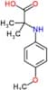 2-(4-methoxyanilino)-2-methyl-propanoic acid