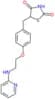 5-{4-[2-(pyridin-2-ylamino)ethoxy]benzyl}-1,3-thiazolidine-2,4-dione