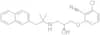 2-Chloro-6-[(2R)-3-[[1,1-dimethyl-2-(2-naphthalenyl)ethyl]amino]-2-hydroxypropoxy]benzonitrile