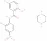 Benzamide, 5-chloro-N-(2-chloro-4-nitrophenyl)-2-hydroxy-, compd. with piperazine (1:?)