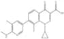 1-Cyclopropyl-8-methyl-7-[5-methyl-6-(methylamino)pyridin-3-yl]-4-oxo-1,4-dihydroquinoline-3-carbo…