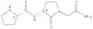 1-Pyrrolidineacetamide,2-oxo-3-[[(2S)-2-pyrrolidinylcarbonyl]amino]-, (3R)-