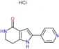 2-pyridin-4-yl-1,5,6,7-tetrahydro-4H-pyrrolo[3,2-c]pyridin-4-one hydrochloride