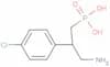 3-amino-2-(4-chlorophenyl)*propanephosphonic acid