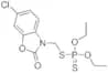 Phosphorodithioic acid, S-[(6-chloro-2-oxo-3(2H)-benzoxazolyl)methyl]O,O-diethyl ester
