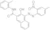 3-Hydroxy-4-[2-(4-methyl-2-nitrophenyl)diazenyl]-N-(2-methylphenyl)-2-naphthalenecarboxamide