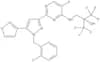 1,1,1,3,3,3-Hexafluoro-2-[[[5-fluoro-2-[1-[(2-fluorophenyl)methyl]-5-(3-isoxazolyl)-1H-pyrazol-3-y…