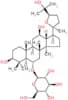 (3beta,6alpha,12beta,24R)-3,12,25-trihydroxy-20,24-epoxydammaran-6-yl beta-D-glucopyranoside