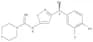 4-Morpholinecarboximidamide,N-[3-[(1S)-1-(2-fluoro[1,1'-biphenyl]-4-yl)ethyl]-5-isoxazolyl]-