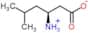 (3S)-3-amino-5-methylhexanoic acid