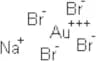 Aurate(1-), tetrabromo-, sodium (1:1), (SP-4-1)-