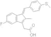5-Fluoro-2-methyl-1-[[4-(methylthio)phenyl]methylene]-1H-indene-3-acetic acid