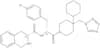 (3R)-N-[(1R)-1-[(4-Chlorophenyl)methyl]-2-[4-cyclohexyl-4-(1H-1,2,4-triazol-1-ylmethyl)-1-piperidi…
