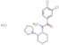3,4-dichloro-N-methyl-N-[(1R,2S)-2-(pyrrolidin-1-yl)cyclohexyl]benzamide hydrochloride (1:1)