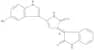 (3E)-3-[5-(5-hydroxy-1H-indol-3-yl)-2-oxo-1,2-dihydro-3H-pyrrol-3-ylidene]-1,3-dihydro-2H-indol-2-…