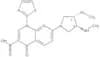 (+)-7-[3(S)-Methoxy-4(S)-(methylamino)pyrrolidin-1-yl]-4-oxo-1-(2-thiazolyl)-1,4-dihydro-1,8-napht…