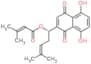 (1S)-1-(5,8-dihydroxy-1,4-dioxo-1,4-dihydronaphthalen-2-yl)-4-methylpent-3-en-1-yl 3-methylbut-2-e…
