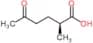 (2S)-2-methyl-5-oxohexanoic acid