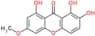 1,2,8-trihydroxy-6-methoxy-9H-xanthen-9-one