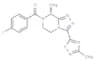 [(8R)-5,6-Dihydro-8-methyl-3-(3-methyl-1,2,4-thiadiazol-5-yl)-1,2,4-triazolo[4,3-a]pyrazin-7(8H)-y…
