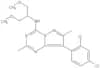 8-(2,4-Dichlorophenyl)-N-[2-methoxy-1-(methoxymethyl)ethyl]-2,7-dimethylpyrazolo[1,5-a][1,3,5]tria…