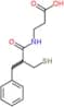 N-(2-benzyl-3-sulfanylpropanoyl)-beta-alanine