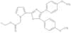 2-[4,5-Bis(4-methoxyphenyl)thiazol-2-yl]pyrrole-1-acetic acid ethyl ester
