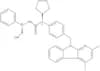 2(S)-Cyclopentyl-2-[4-(2,4-dimethyl-9H-pyrido[2,3-b]indol-9-ylmethyl)phenyl]-N-[2-hydroxy-1(R)-phe…